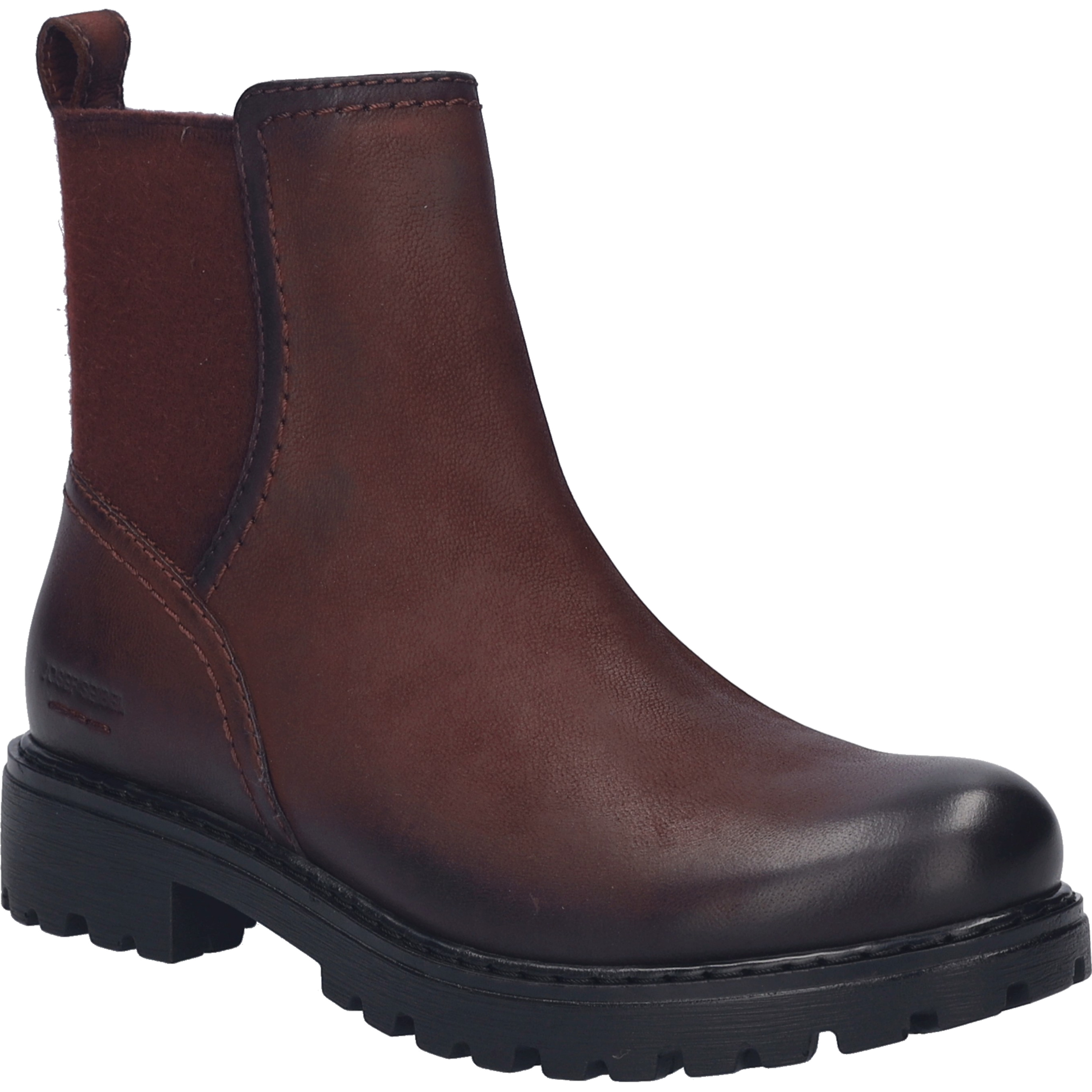 Stiefelette JOSEF SEIBEL "Melinda 30, bordeaux", Damen, Gr. 44, rot (bordeaux), Obermaterial: 100% Rindsleder Leather cow., Schuhe Stiefelette