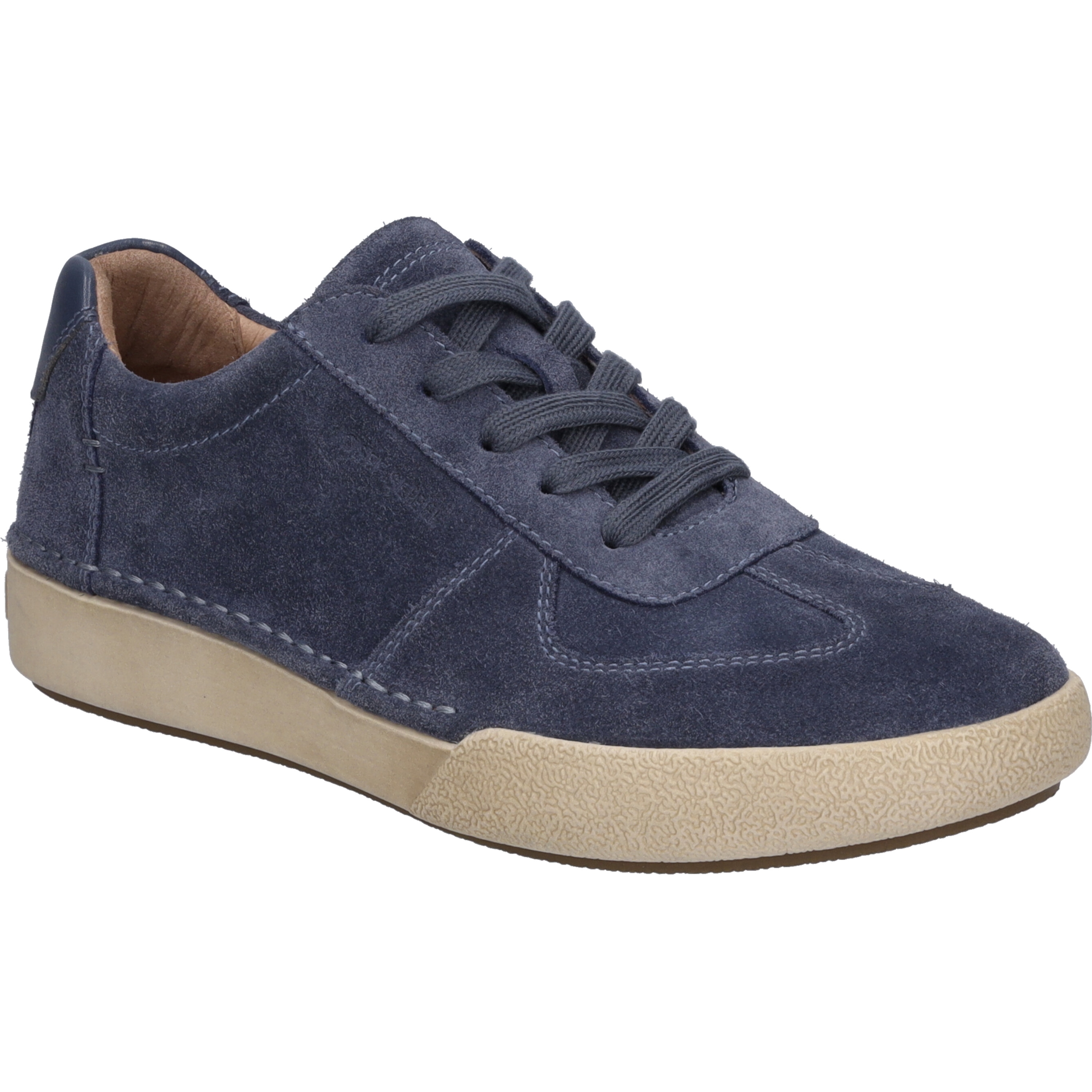 Sneaker JOSEF SEIBEL "Claire 07, jeans", Damen, Gr. 37, blau (jeans), Obermaterial: 100% Rindsleder Leather cow., Schuhe Sneaker