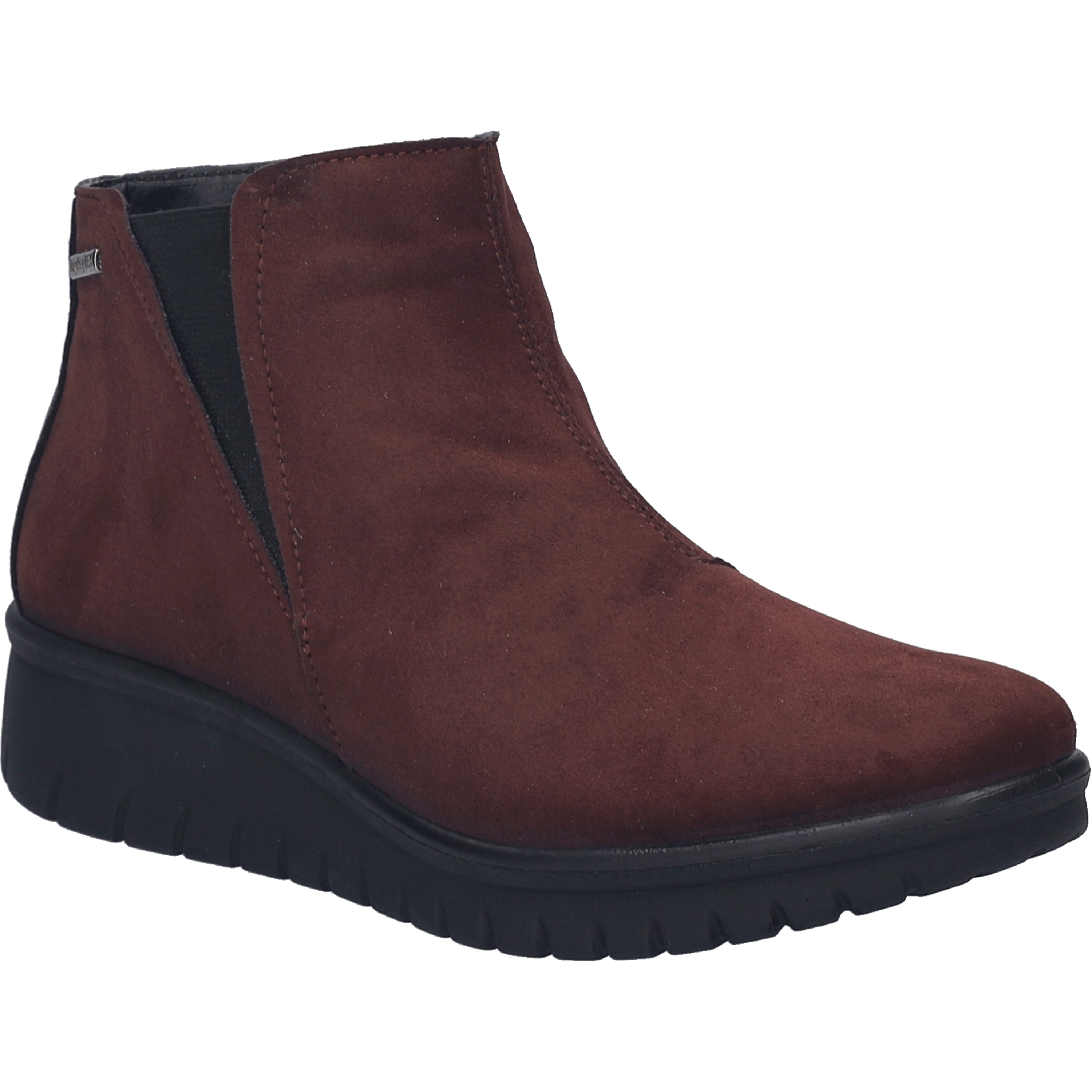 Stiefelette JOSEF SEIBEL "Calais 54, bordeaux", Damen, Gr. 41, rot (bordeaux), Obermaterial: 100% Textilmaterial TEXMAT., Schuhe Stiefelette