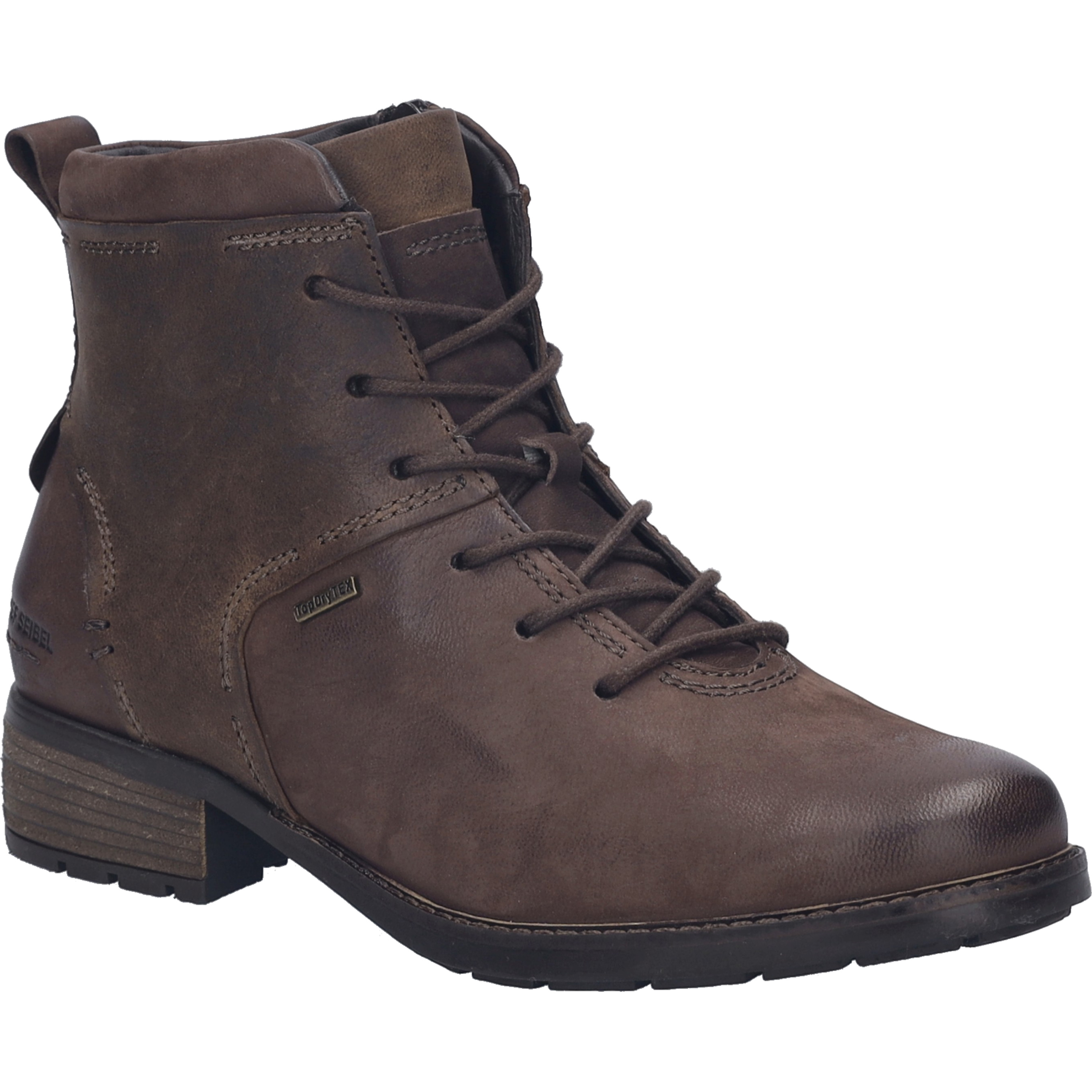 Stiefelette JOSEF SEIBEL "Kate 52, moro", Damen, Gr. 41, braun (moro), Obermaterial: 100% Rindsleder Leather cow., Schuhe Stiefelette