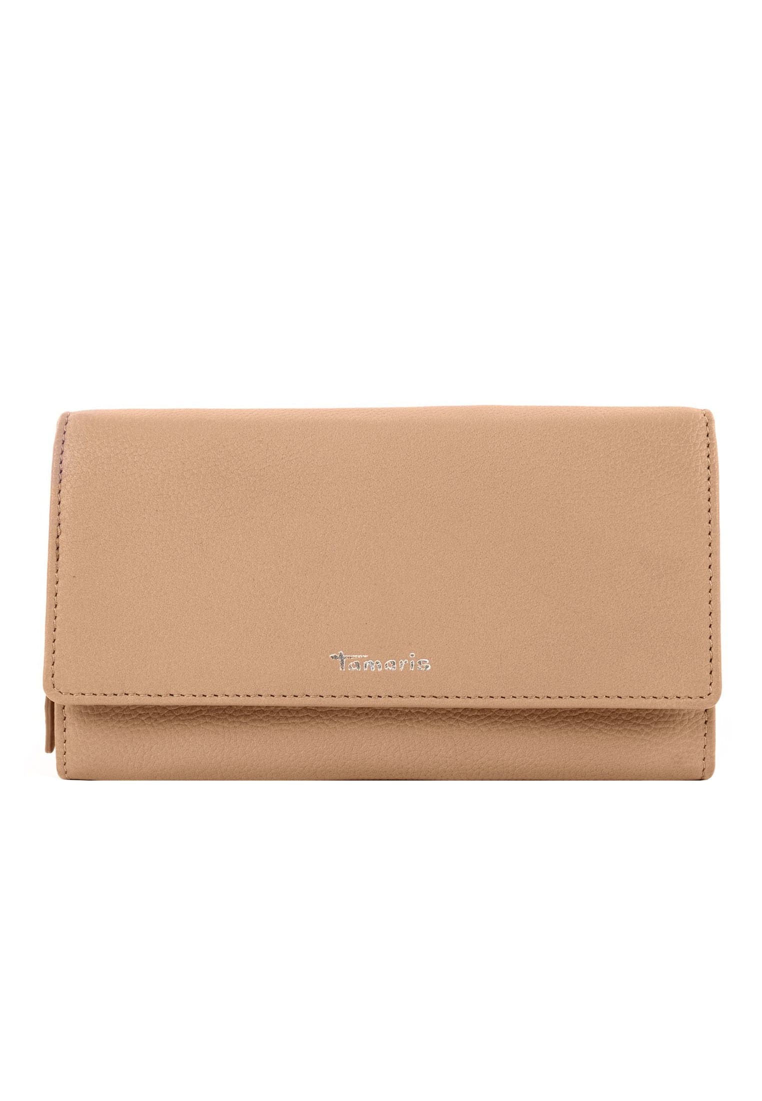 Geldbörse TAMARIS "Geldbörse TAS Amanda", Herren, beige (sahara 920), Obermaterial: 100% Rindsleder Leather cow., Kleinlederwaren Image