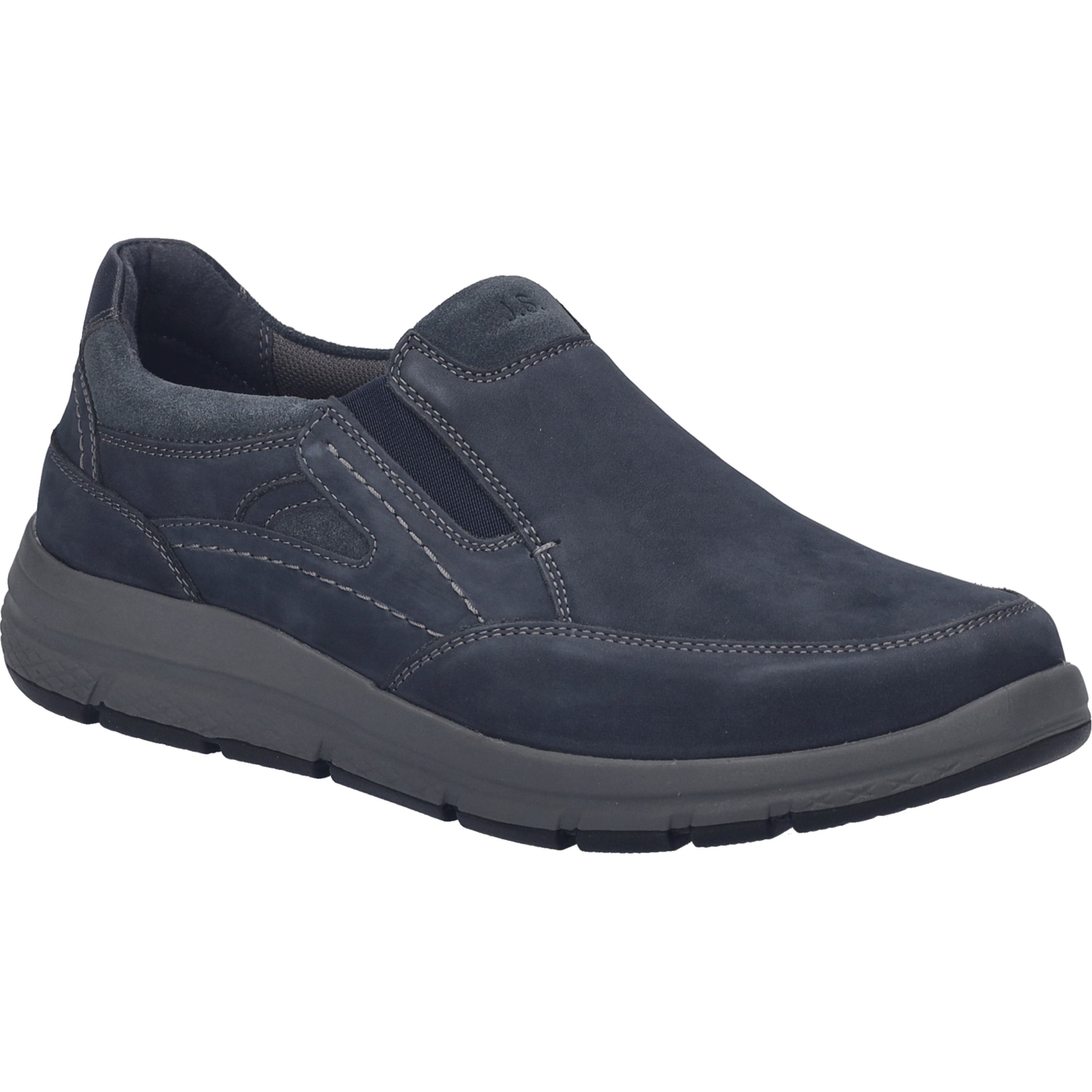 Slipper JOSEF SEIBEL "Giuseppe 09, indigo", Herren, Gr. 43, blau (indigo), Obermaterial: 100% Rindsleder Leather cow., Schuhe Slipper