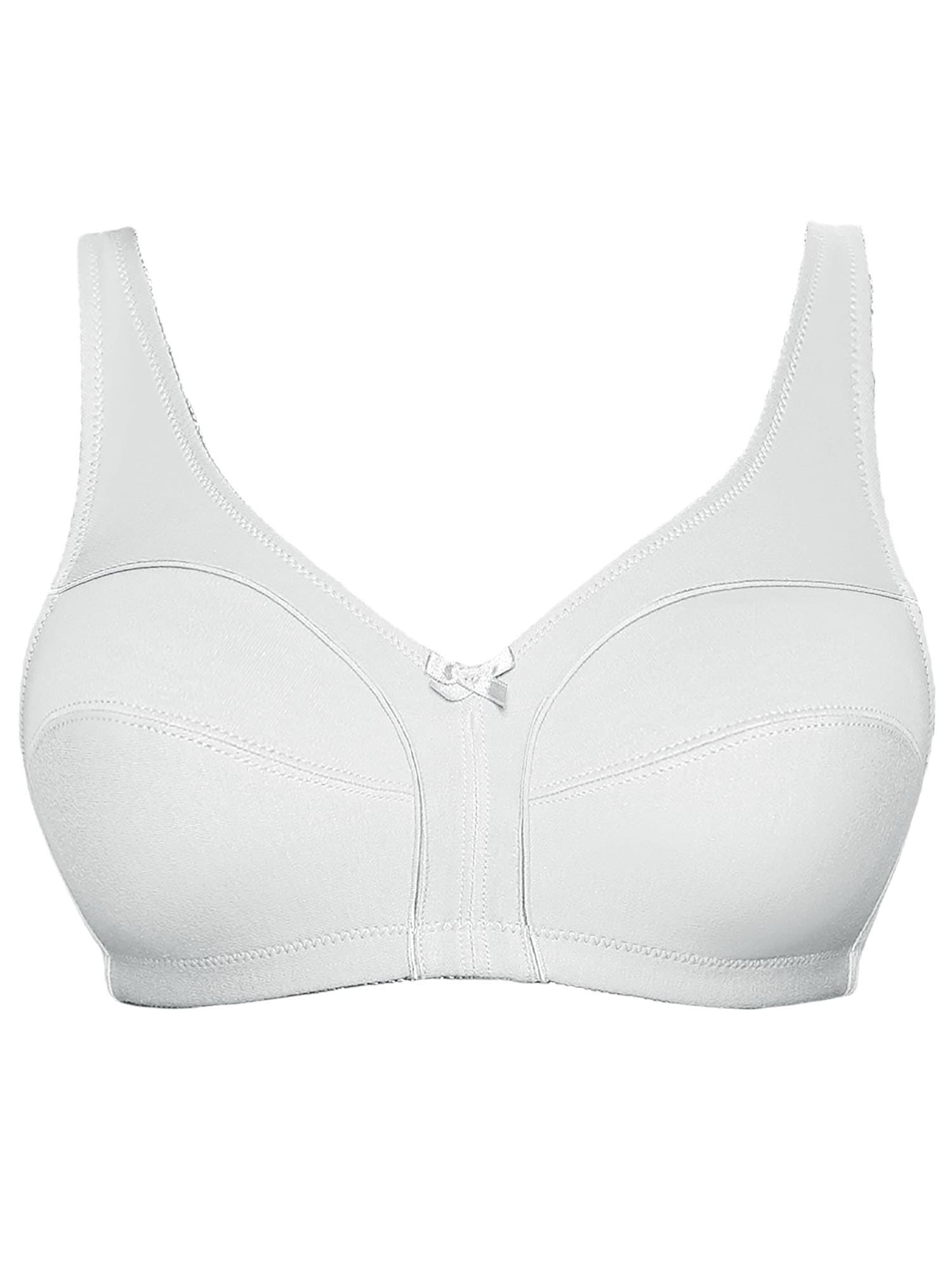 Soft-BH VIANIA "Baumwoll Soft BH Basic", Damen, Gr. 90, Cup E, weiß, Obermaterial: 100% Baumwolle CO., BHs Soft-BH Image
