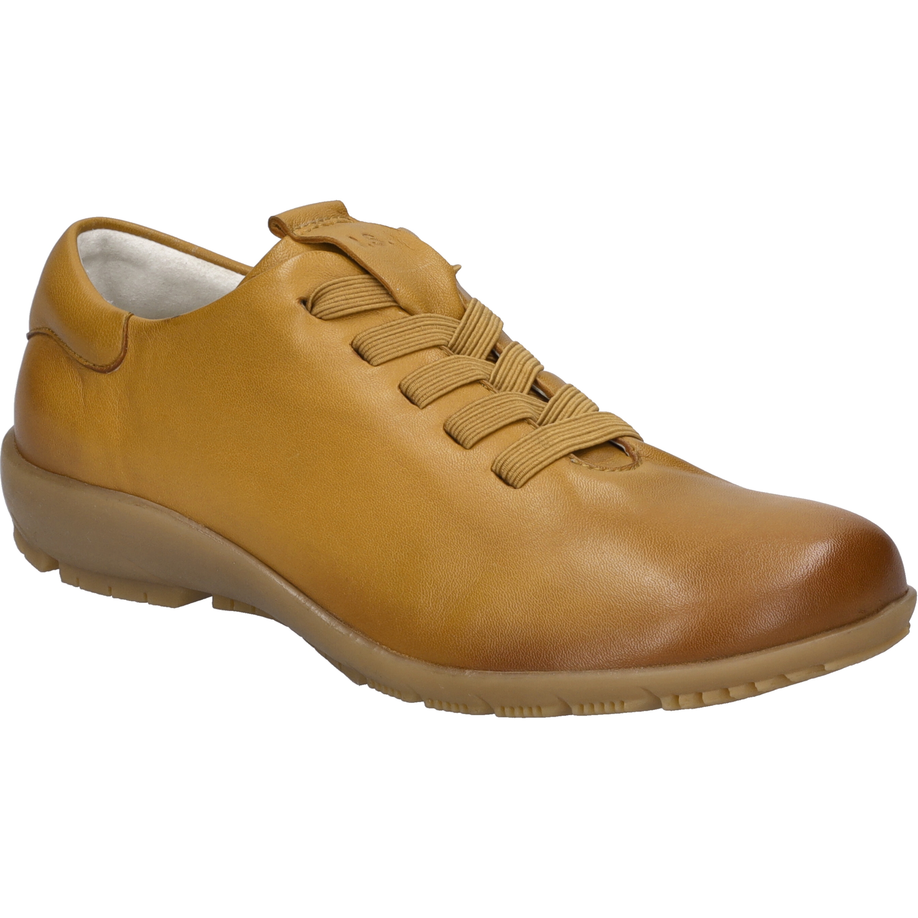 Schnürschuh JOSEF SEIBEL "Charlotte 01, safran", Damen, Gr. 40, gelb (safran), Obermaterial: 100% Rindsleder Leather cow., Schuhe Schnürschuh