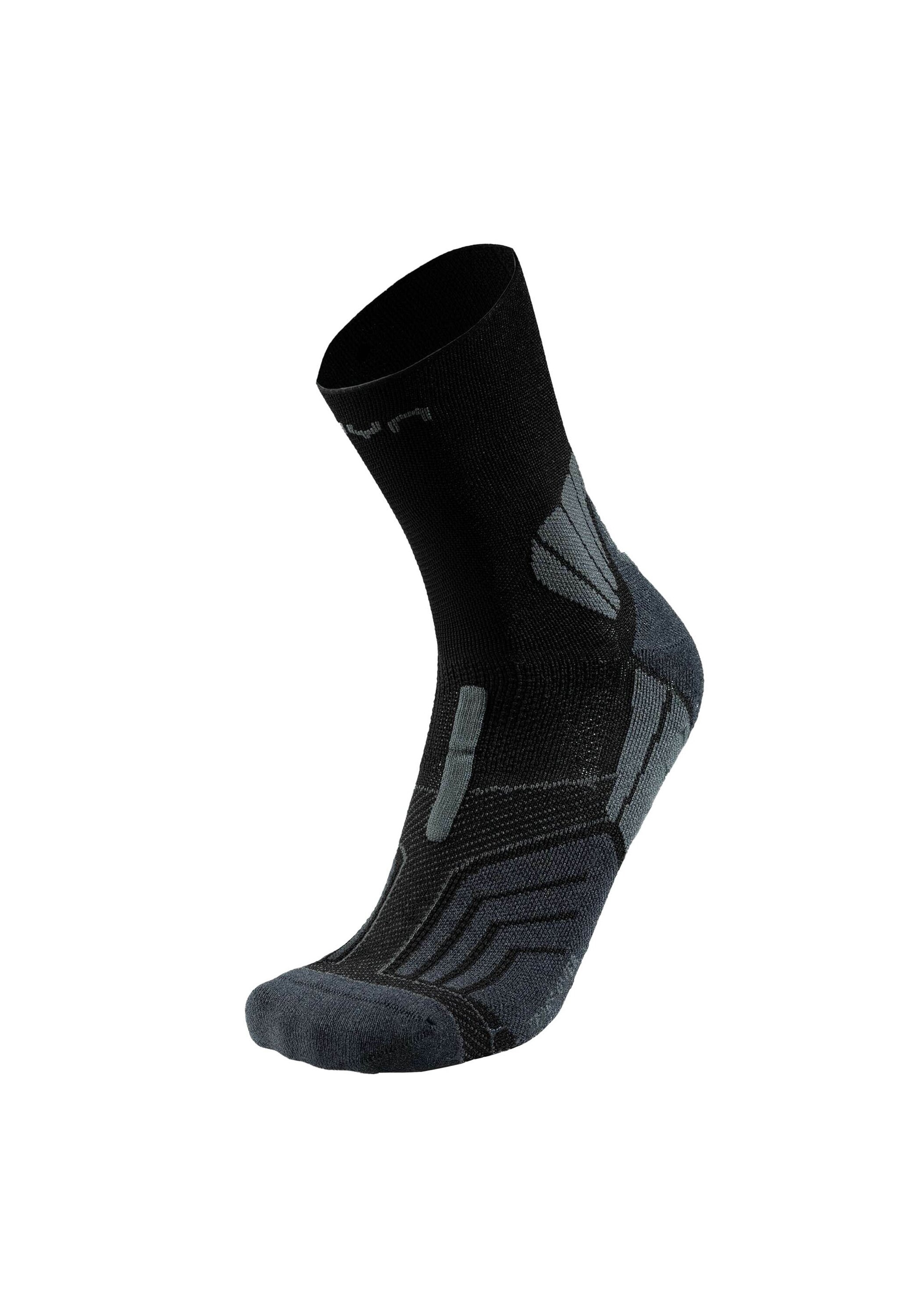 Kurzsocken UYN "Socken Cross Over Grip Socks", Herren, Gr. 35-38, schwarz, Obermaterial: 87% Polyamid PA. 13% Elasthan EL., Socken Image
