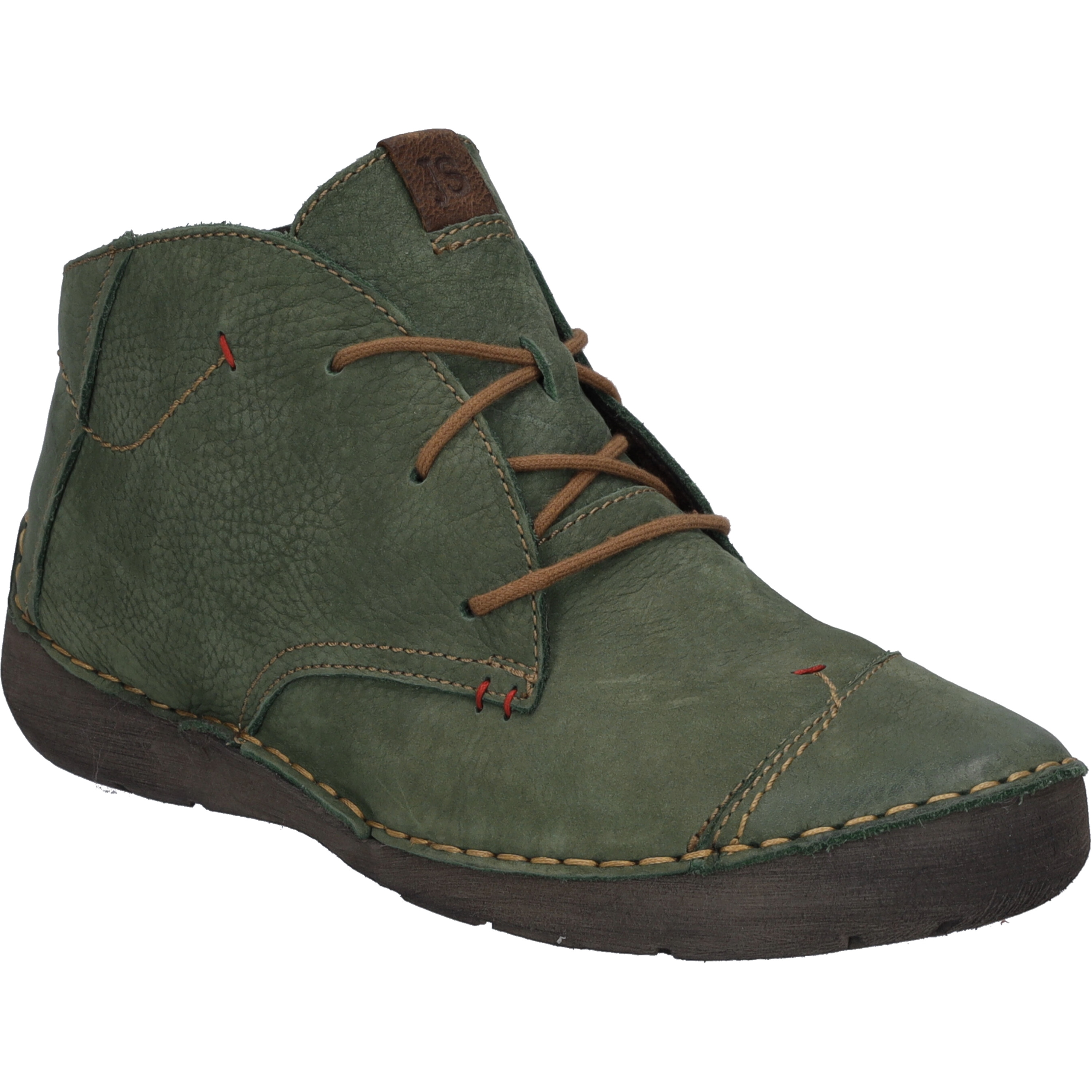 Stiefelette JOSEF SEIBEL "Fergey 18, grün", Damen, Gr. 41, grün, Obermaterial: 100% Rindsleder Leather cow., Schuhe Stiefelette