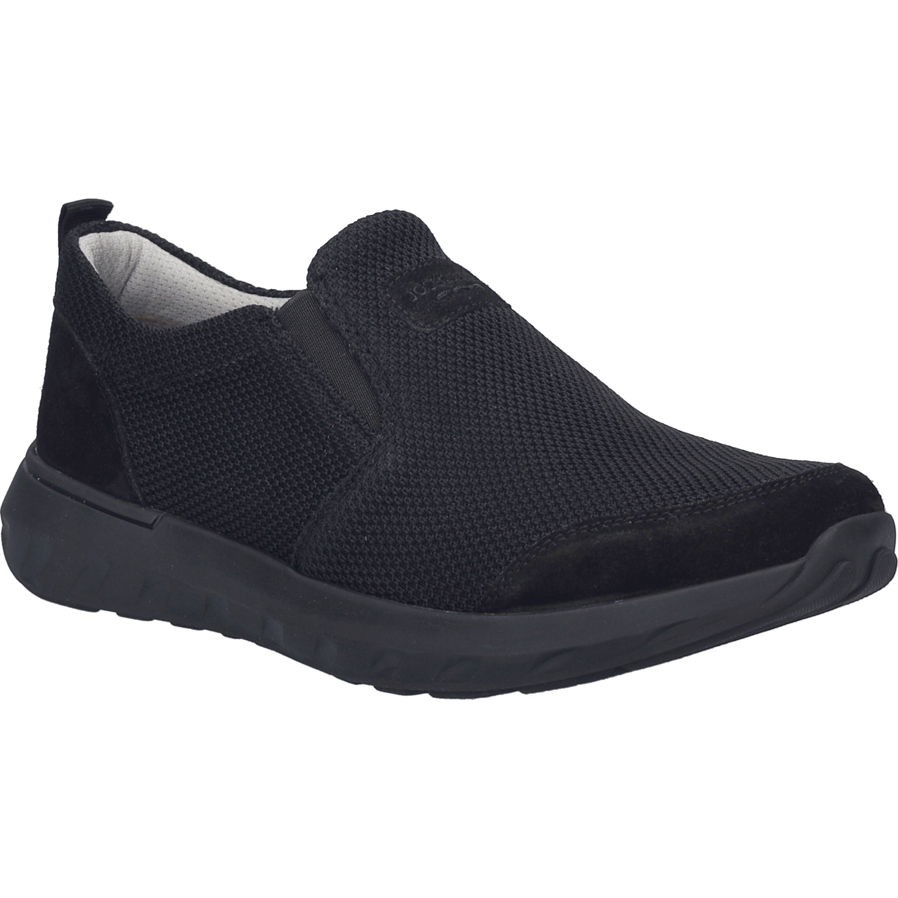 Sneaker JOSEF SEIBEL "Cameron 13, black-black", Herren, Gr. 46, schwarz (schwarz, schwarz), Obermaterial: 80% Rindsleder Leather cow. 20% Textilmaterial TEXMAT., Schuhe Sneaker