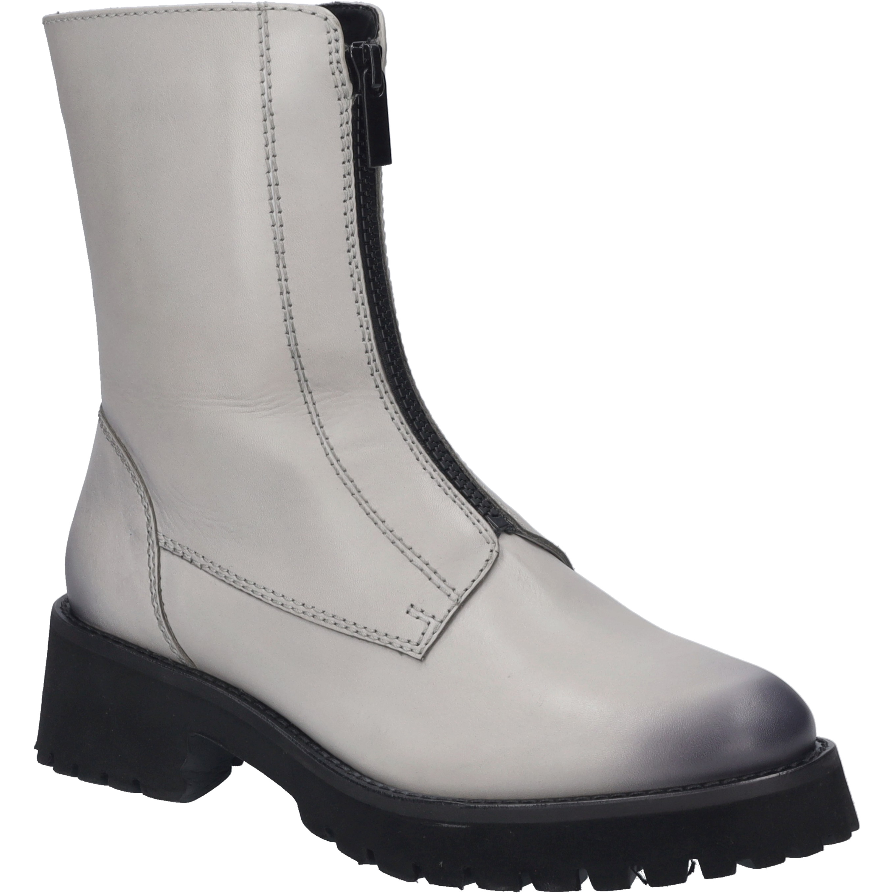 Stiefel JOSEF SEIBEL "Sallina 11, hellgrau", Damen, Gr. 37, grau (hellgrau), Obermaterial: 100% Rindsleder Leather cow., Schuhe Stiefel
