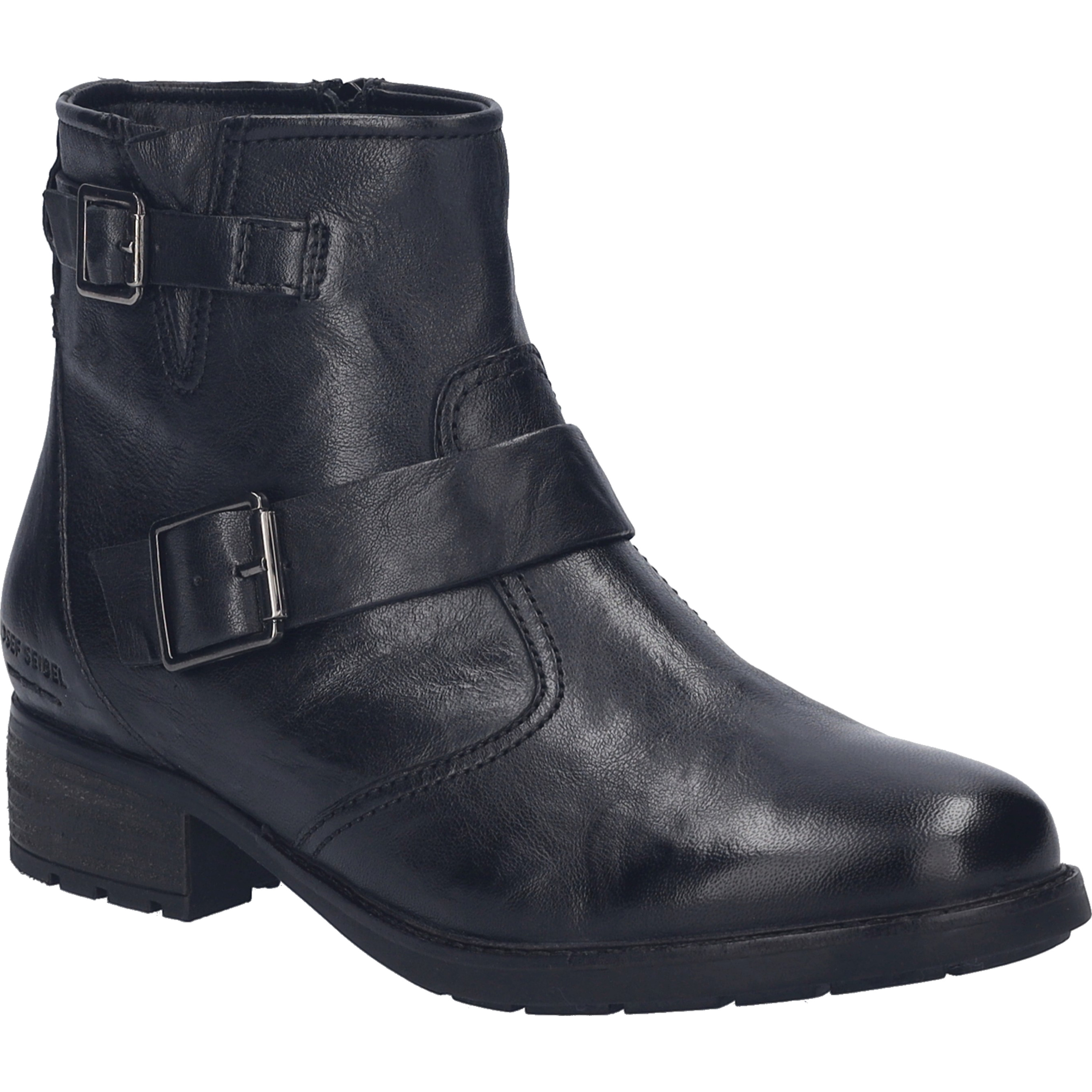 Stiefelette JOSEF SEIBEL "Kate 21, schwarz", Damen, Gr. 41, schwarz, Obermaterial: 100% Rindsleder Leather cow., Schuhe Stiefelette