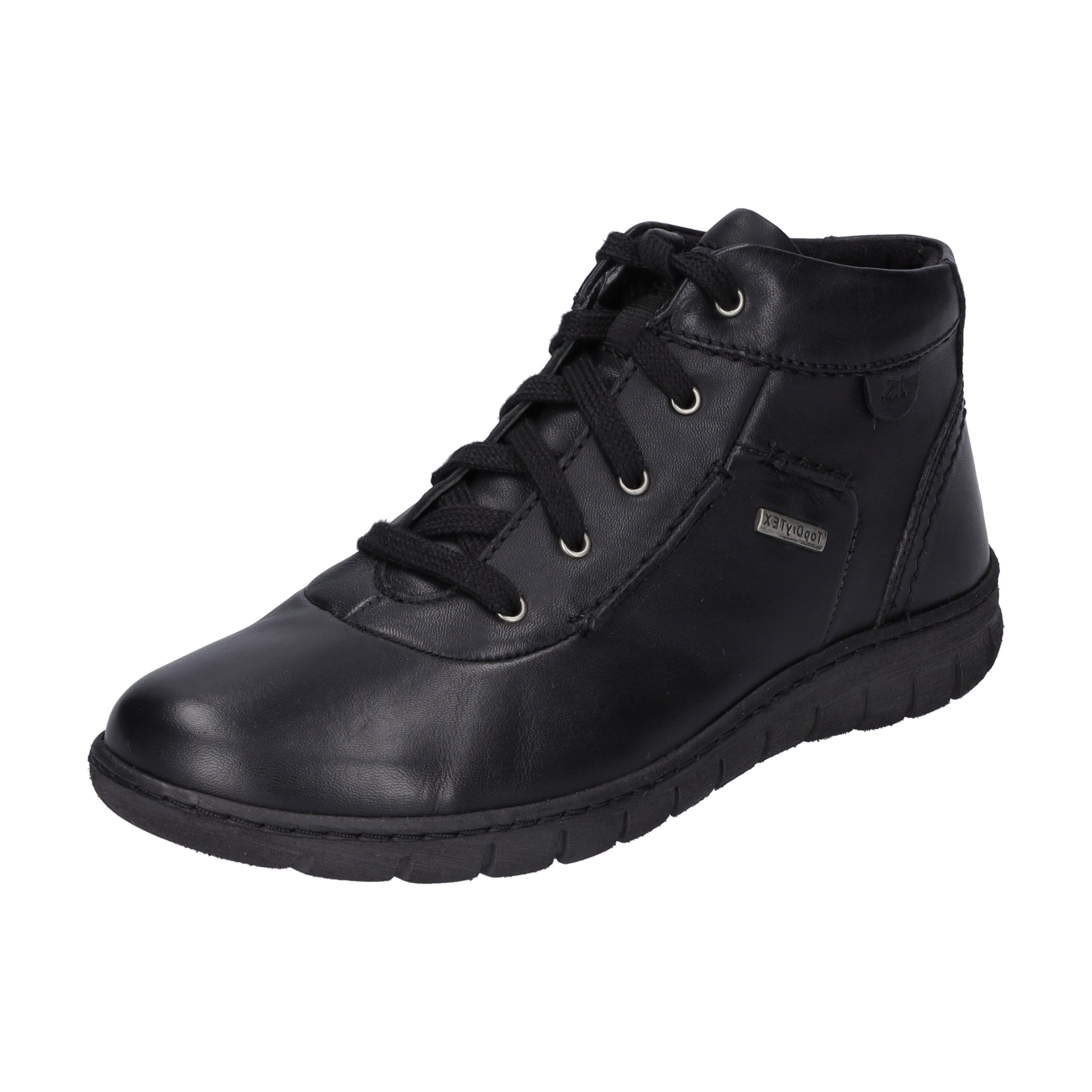 Stiefelette JOSEF SEIBEL "Steffi 53, schwarz", Damen, Gr. 45, schwarz, Obermaterial: 100% Rindsleder Leather cow., Schuhe Stiefelette