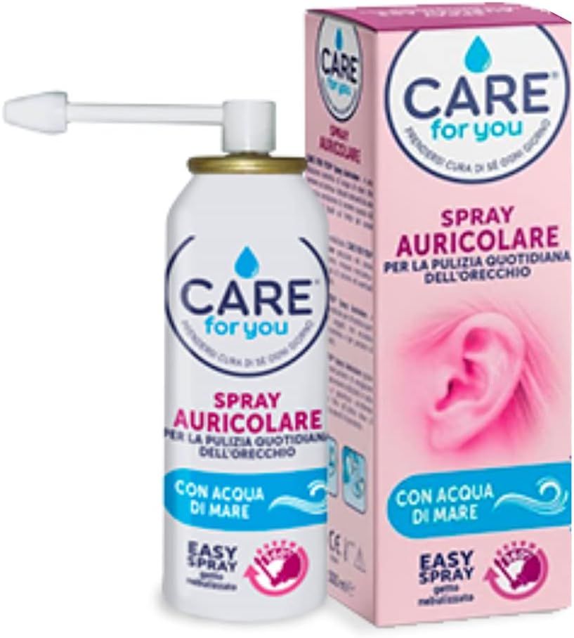 Care For You Spray Auricolare Soluzione Isotonica Acqua di Mare 100 ml