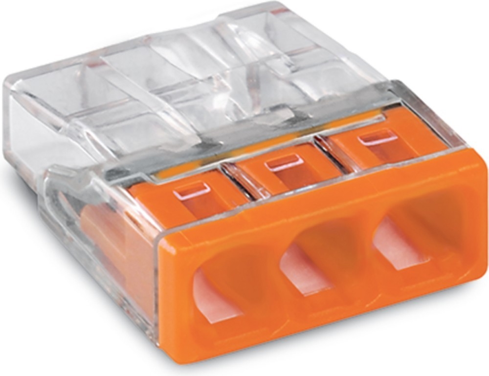 100 Stk. WAGO GmbH & Co. KG Verbindungsdosenklemme 2273-203 Image