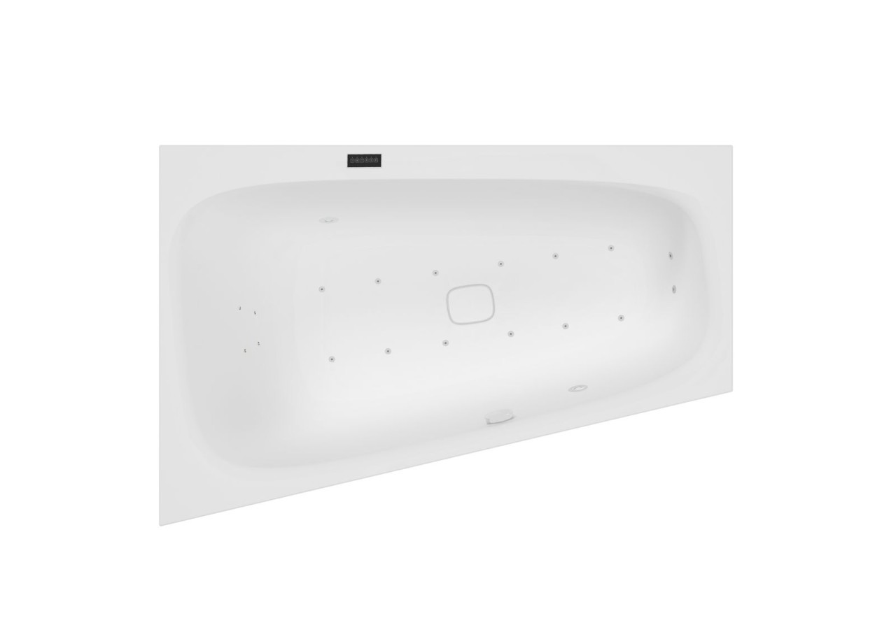 Hoesch Whirlpool iSensi Trapez 1800x1400 Monolith links 3879i.110310002 Image