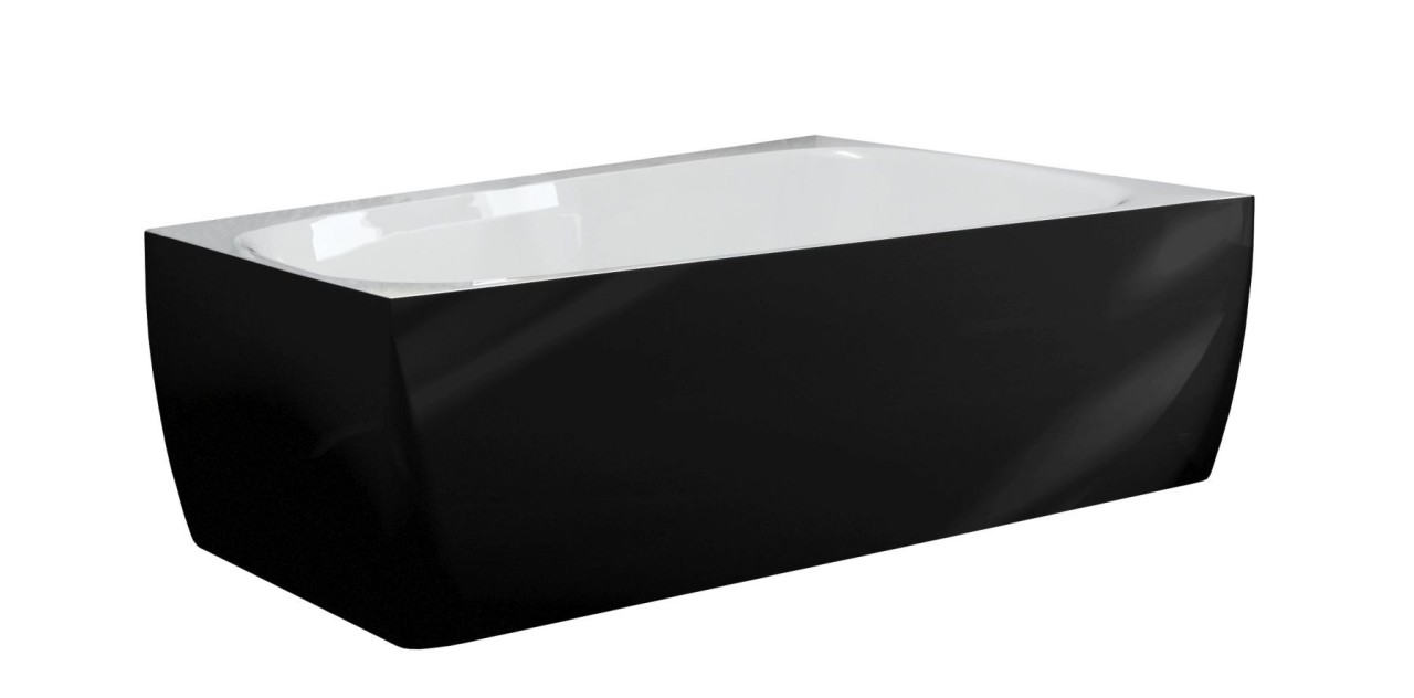 Hoesch Badewanne iSensi Trapez 1500x1000 Monolith rechts mit Befüllung in Weiss 3953.110 Image