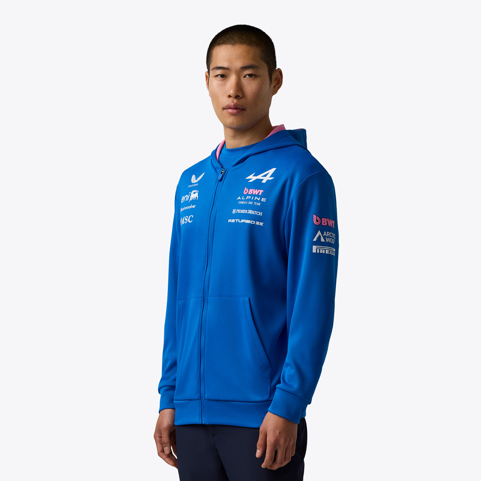 Alpine F1 Team 2026 Kapuzenpullover mit durchgehendem Reißverschluss – Unisex Image