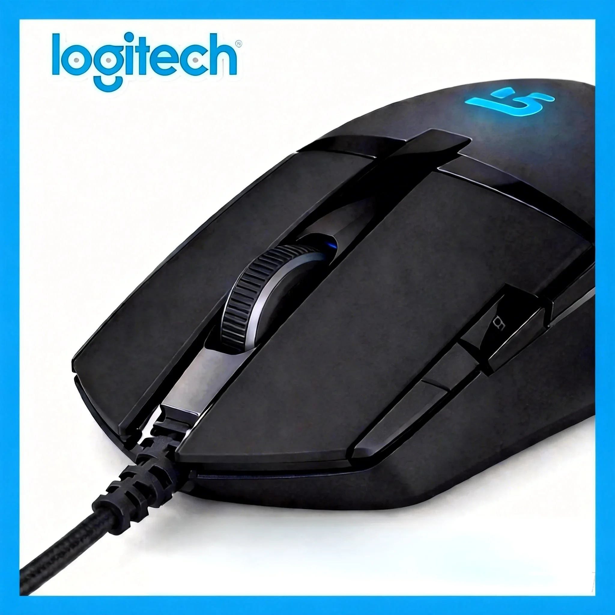Logitech G402 kabelgebundene Maus! Mit coolem Atemlicht und 4000 DPI für ultra-präzise Positionierung. Image