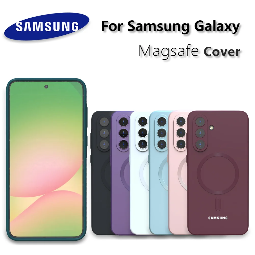 Für Samsung Galaxy A56 S26 S25 S24 Magsafe Hülle S23 S22 S21 Ultra Plus FE EDGE A17 A16 Weiche Silikon-Handyrückseite Image
