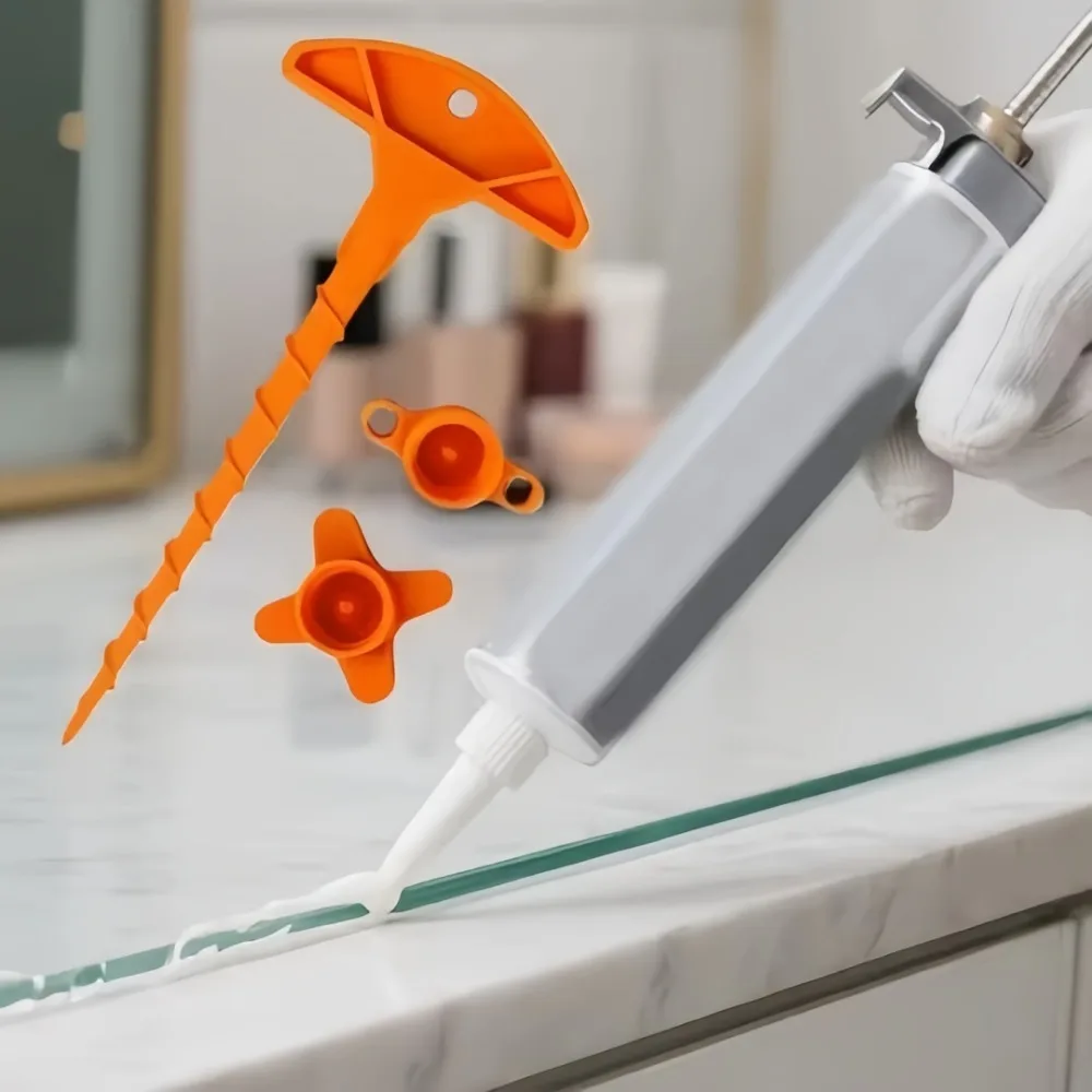 Multifunktionale Dichtungsmittel-Düsenreiniger und -Kappe zur Verhinderung von Schnelltrocknung von Kernrohren Standardgröße für Glaskleber Praktisches DIY-Werkzeug Image