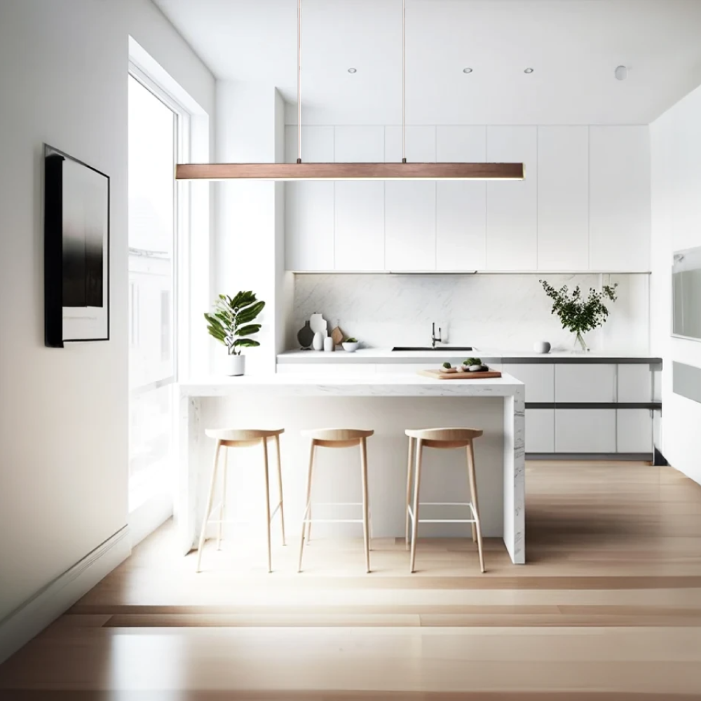 Luka | Minimalistic Pendant Light | Black / Medium / Warm White | MOD LIGHTING