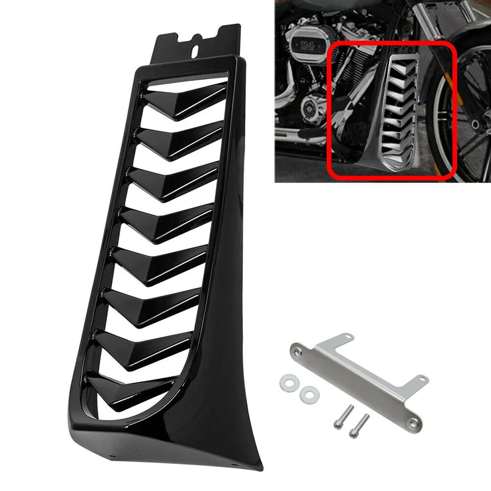 Motorrad Glänzend Schwarz Front Kinn Spoiler Untere Kühler Abdeckung Für Harley Softail Street Bob Breakout Fat Bob 2018-2023 2022