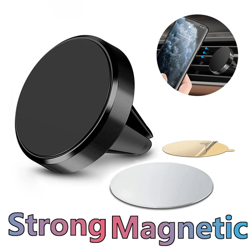 Supporto magnetico per telefono per telefono in auto Supporto per presa d'aria Supporto universale per smartphone mobile Supporto magnetico per cellulare per iPhone