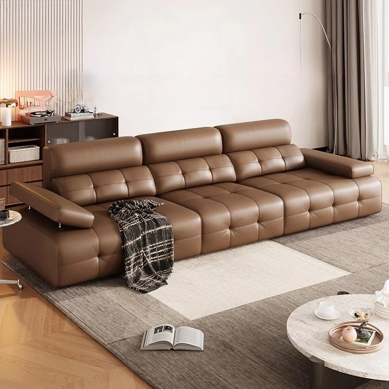 Sektionalsofa Wohnzimmer-Sofas Sessel Leder Kinder-Wohnzimmer-Sofas Moderne Replika Tumbonas Playa Trendige Möbel Image