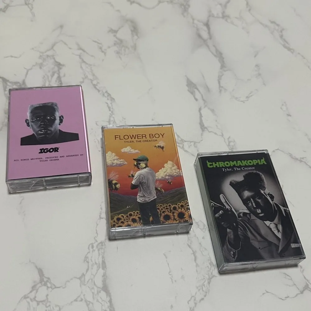 Tyler The Creator Tape | CHROMAKOPIA IGOR Audiokassette | Hip-Hop Retro Musik-Kassette | Kreatives Rap-Album im Vintage-Kassetten-Design