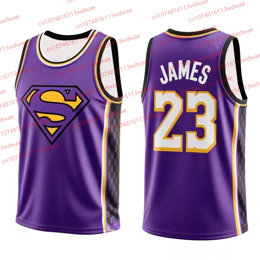 2026 USA Klassisches Basketball-Trikot Superman Basketball-Weste LeBron James 23 Basketball-Trikot Fans Superhelden Sonderedition Image
