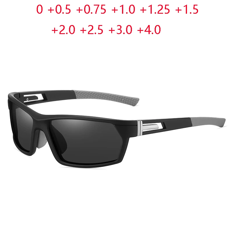 0 + 0,5 + 0,75 bis + 4,0 Outdoor Sport Fahren Presbyopie Sonnenbrille Männer Polarisierte Bunte Linse Rezept Sonnenbrille Für Mann Image