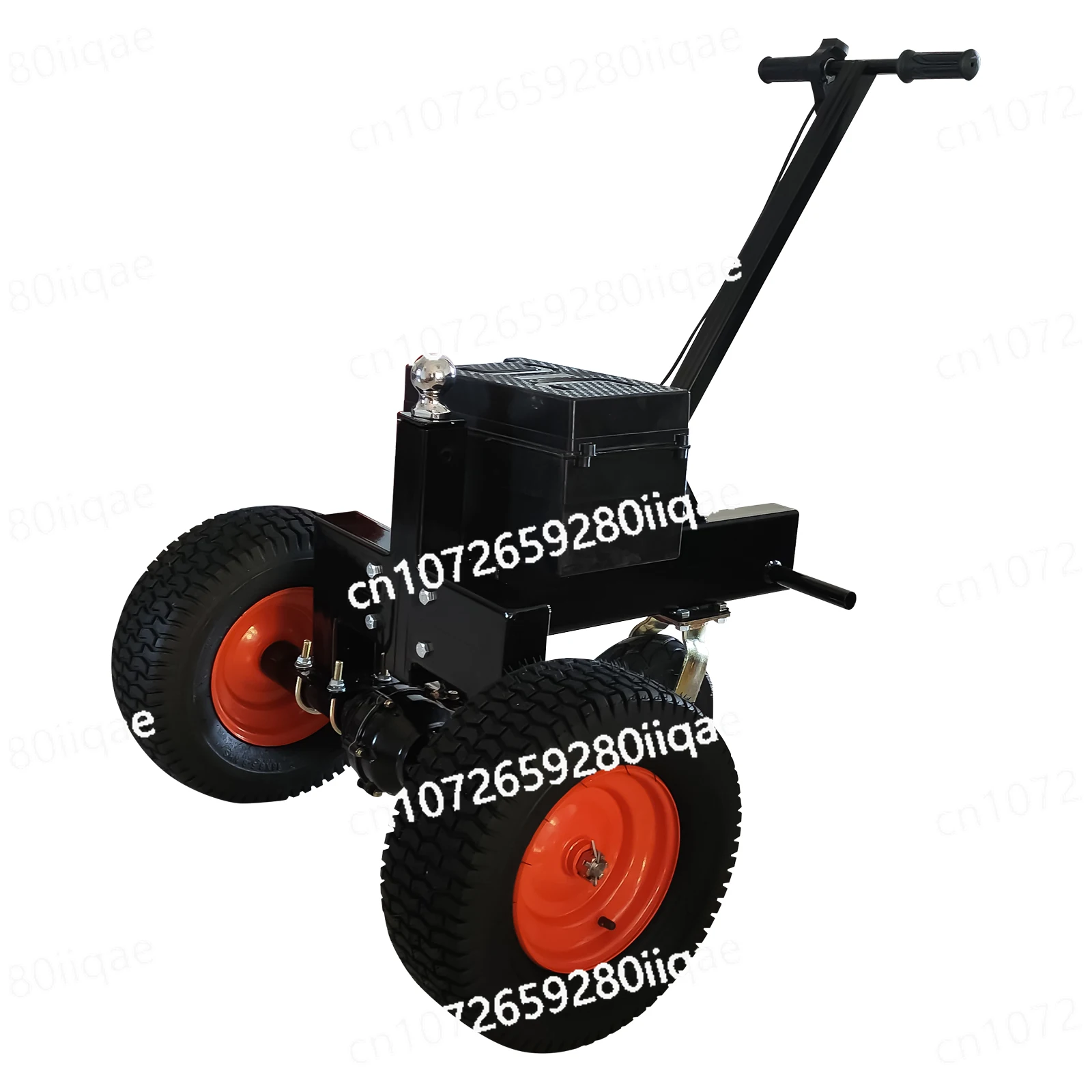 Elektrischer Anhänger, kommerzielle 2-Zoll-Kugelkupplung, 1,5 T Kapazität, DC 24 V, 800 W, 7 Ah W, elektrischer Anhänger Image