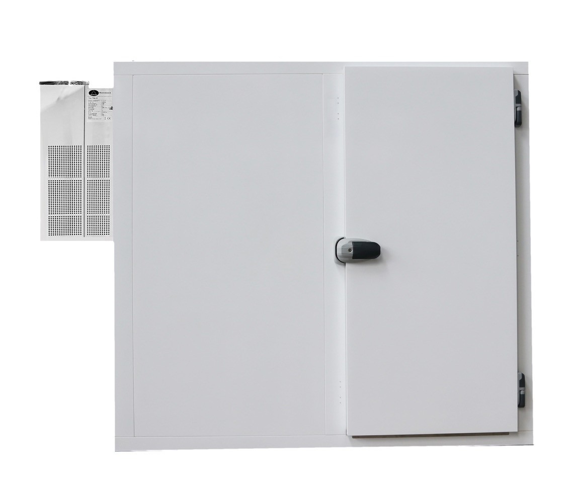 Wimar Premium Tiefkühlzelle Tiefkühlhaus 5400x2400x2250mm 23,5 m³, 100mm Wand, 900 mm Türbreite, Made in Germany & Aggregat Image