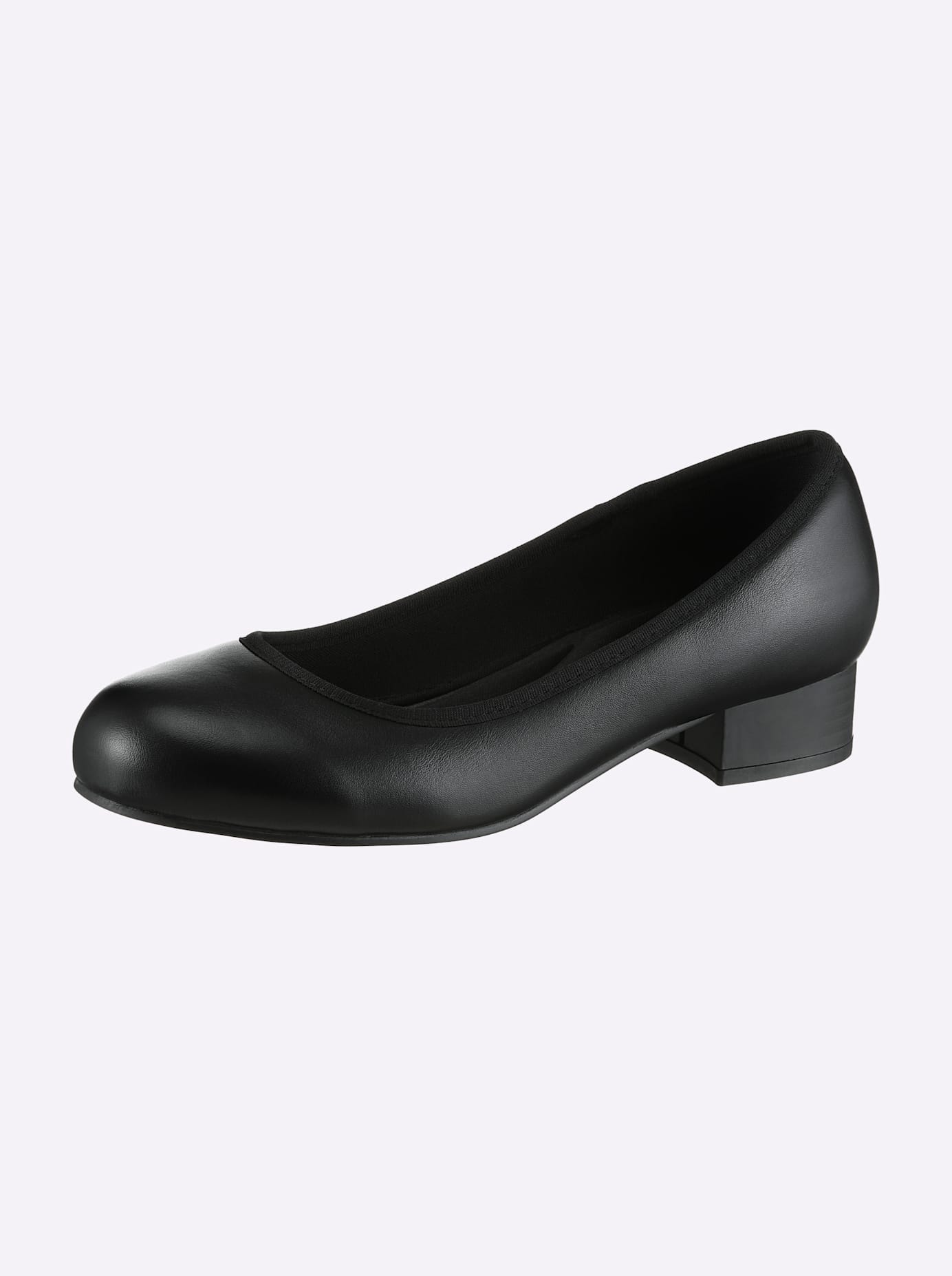Pumps CASUAL LOOKS, Damen, Gr. 37, schwarz, Lederimitat, Schuhe Pumps