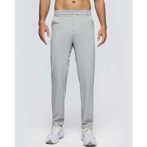 Herren Jogginghose mit Bündchen Cargohosen Sporthosen Tasche Elastischer Bund Unterteile Lässig Outdoor Urlaub Sommer Frühling Herbst Schnelltrocknend Kompression Feuchtigkeitsableitend Image