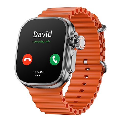 XH12C Smartwatch 2.06 Zoll 4G LTE Mobilfunk-Smartwatch Schrittzähler Anruferinnerung Schlaf-Tracker Kompatibel mit Android iOS Unisex GPS Freisprechanrufe Mediensteuerung IPX-4 49mm Uhrengehäuse Image