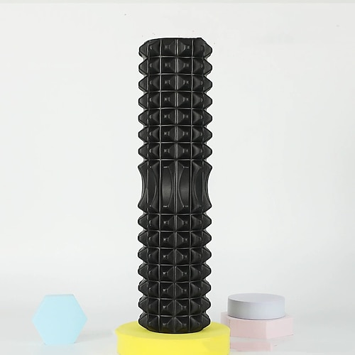 Halbmondförmiger, massiver Schaumstoff-Yogapfosten, 45 x 13 cm, ideal für Fitness, Yoga, Pilates und Muskelentspannung Image