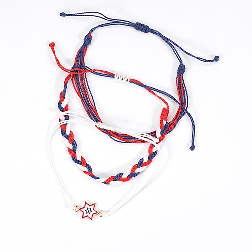250-jähriges Jubiläum USA Karneval Armband Lässig Erwachsene Unisex Unabhängigkeitstag / 4. Juli 4. Juli Party Leistung Einfaches Karnevalskostüm Verkleiden Image