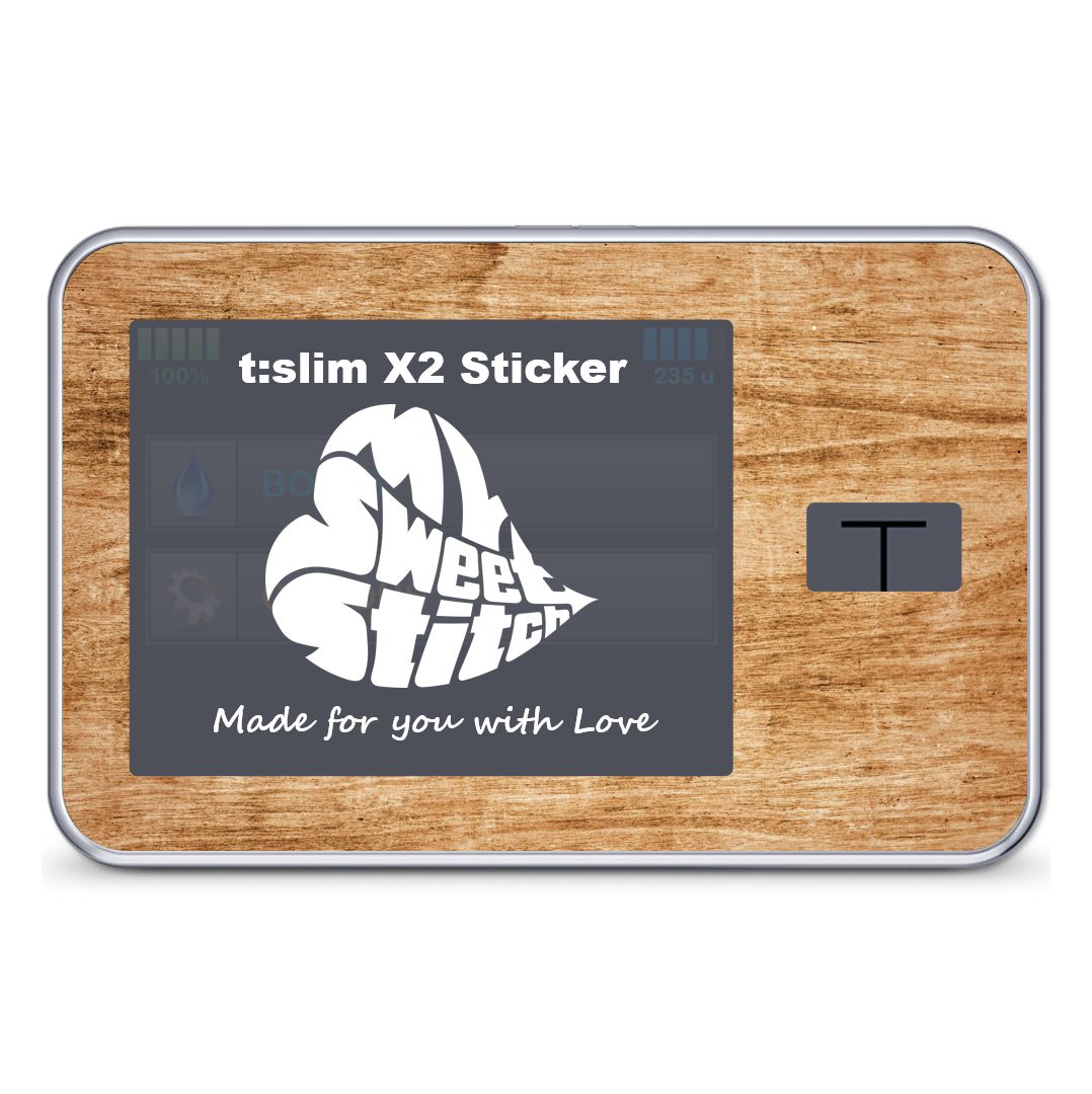 MySweetStitch | Tandem t:slim X2 Sticker Wood Cherry 1 pz Accessori