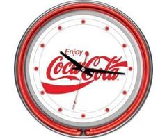 Enjoy Coca-Cola 2-Ring Neon Clock