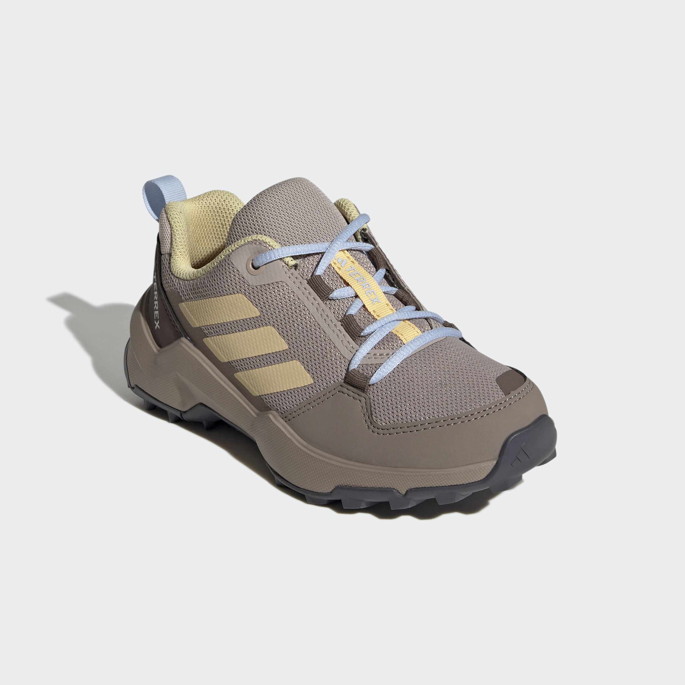 Wanderschuh ADIDAS TERREX "TERREX AX4S", Kinder, Gr. 37, wonder taupe, ice tangerine, crystal sky, Synthetik, Textil, Schuhe Wanderschuh, für Kinder & Jugendliche