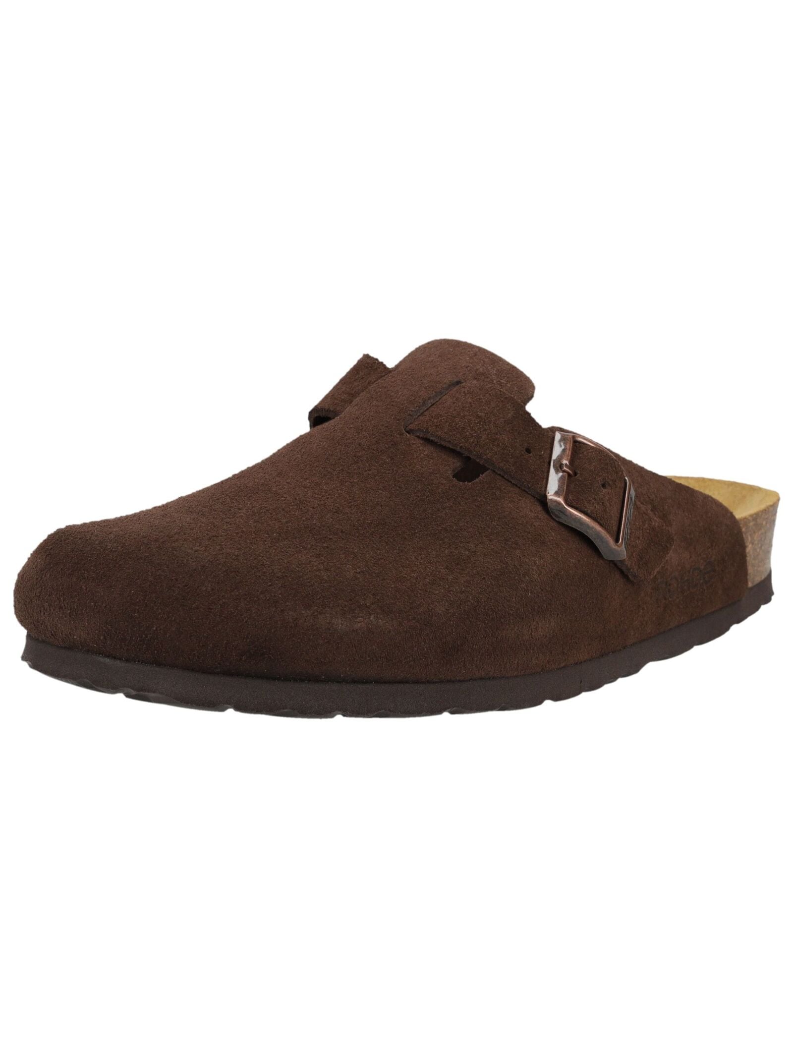 Pantolette ROHDE "Rohde Pantoletten Veloursleder", Herren, Gr. 41, mocca, Veloursleder, Schuhe Pantolette