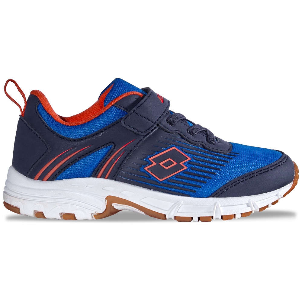 Hallenschuh LOTTO, Mädchen, Gr. 34, navy, orange, Kunstfaser, Synthetik, mehrfarbig, Schuhe Hallenschuh, - auch für den Hallensport geeignet