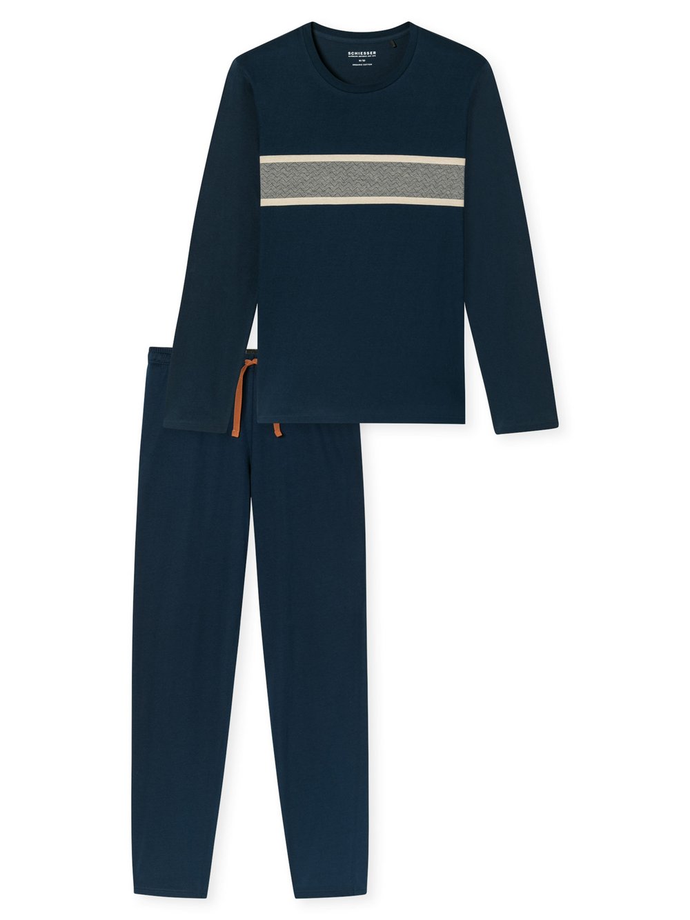 Schiesser Pyjama Herren blau, 50 Image