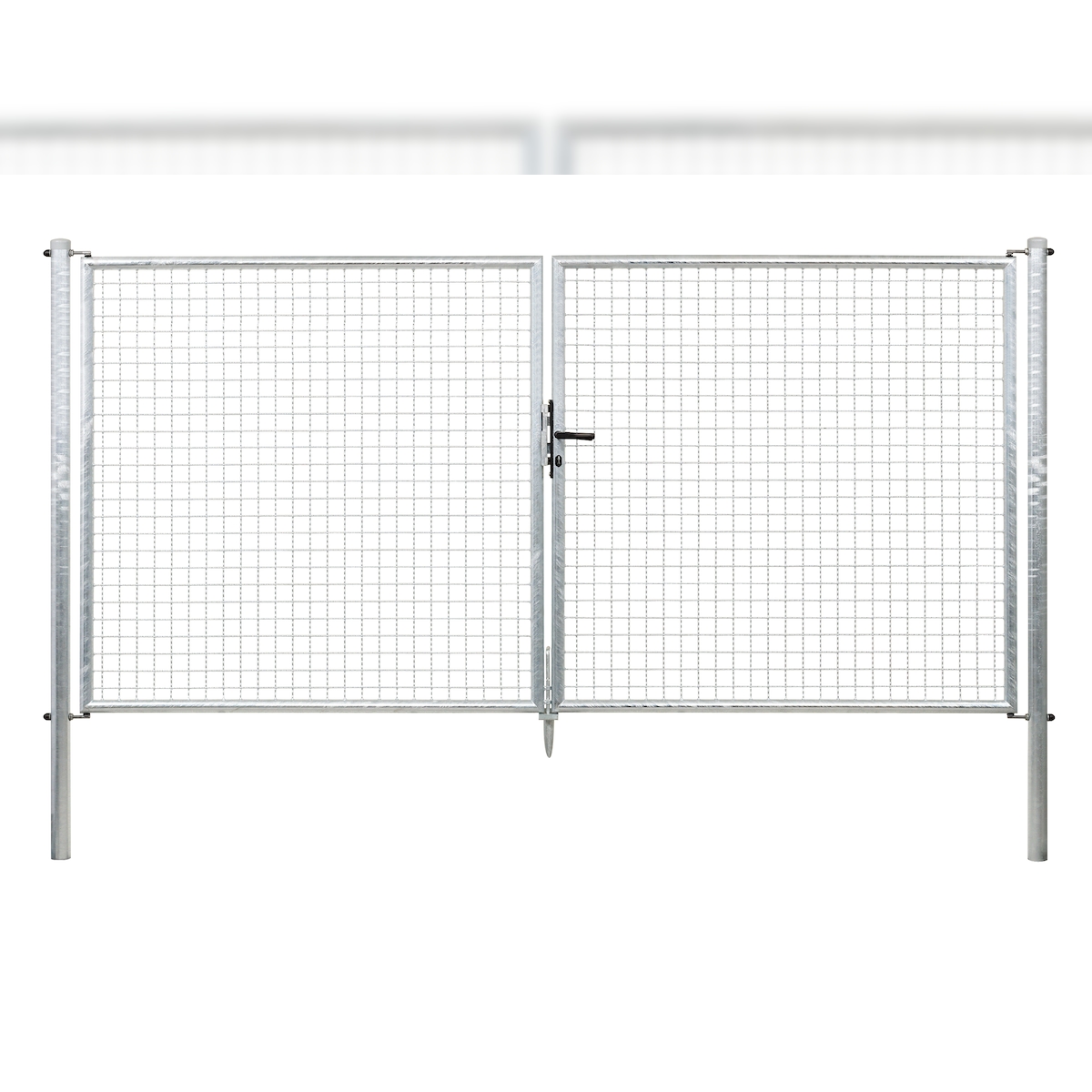 Alberts 604219 Wellengitter-Doppeltor, grün, Breite 400 cm, Höhe 100 cm Image