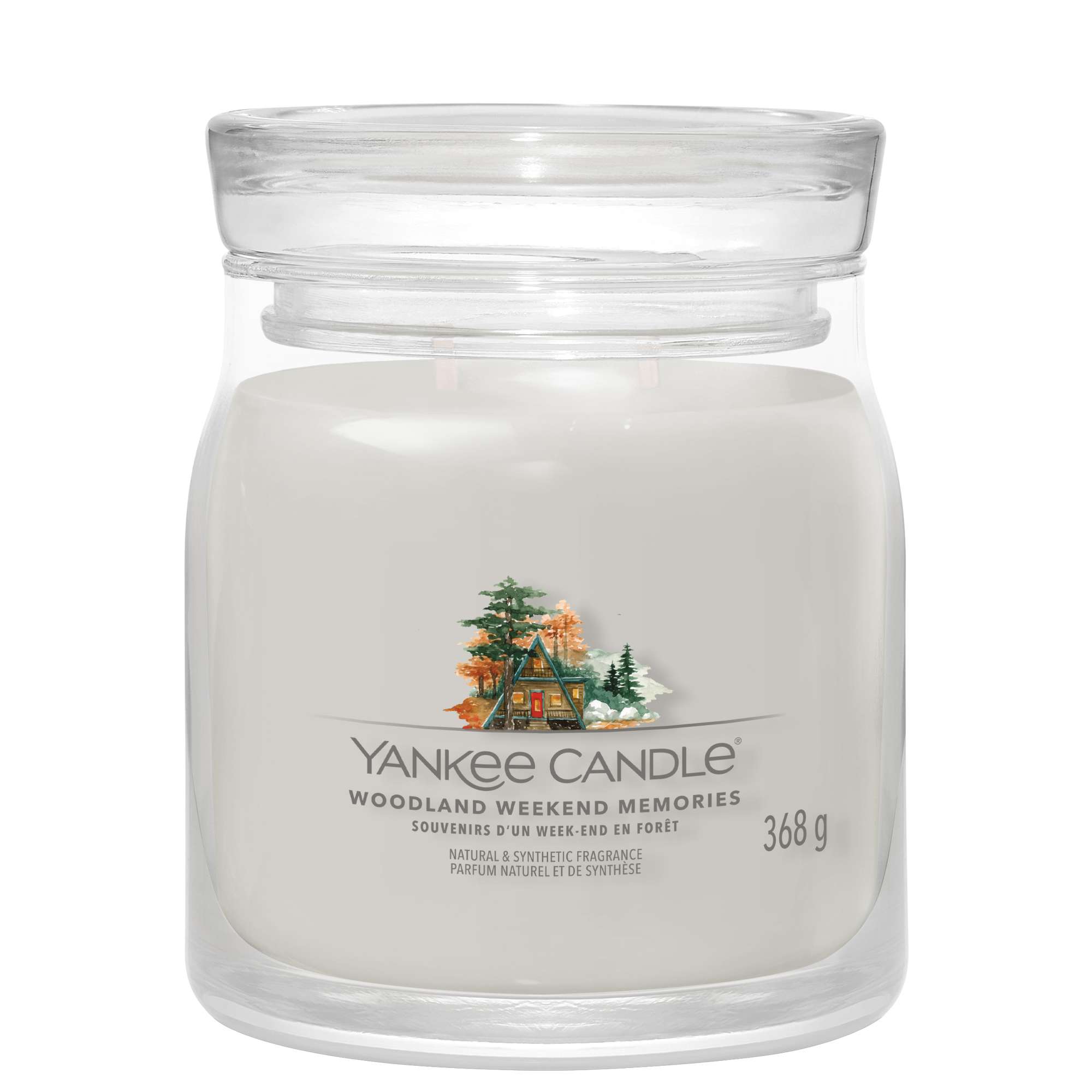 Yankee Candle Signature Medium Jar Woodland Weekend Mysteries 368g - Transparent - One Size | Yankee Candle Sale | Discount Designer Brands