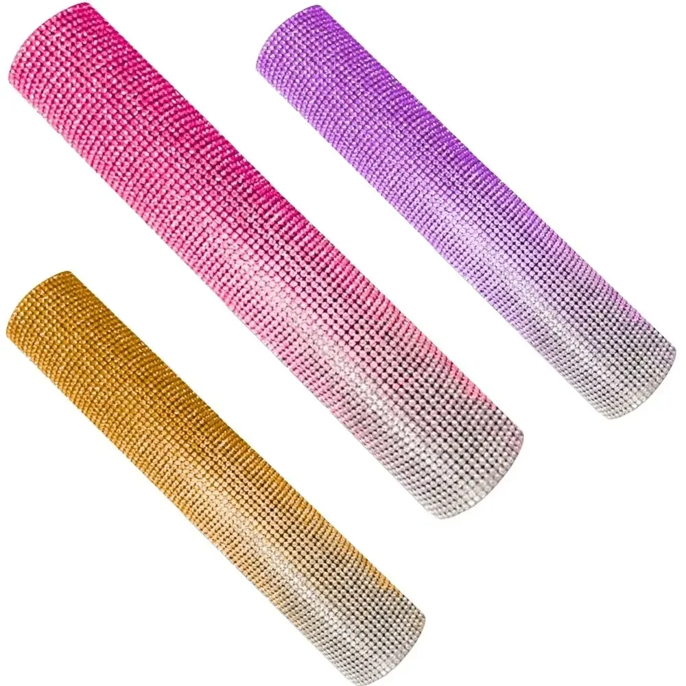 Gradient Rhinstone Wireless-Mikrofonhülle für Shure SM58, Beta 58A Gold, Pink, Violet Mikrofonabdeckungen Ersatz Image
