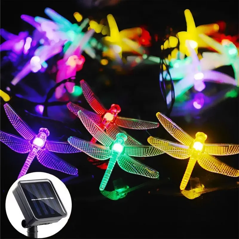 4m 20leds Solar Lichterketten Solar Power String Licht Girlande wasserdicht Festival Lampe Garten Weihnachts dekoration führte im Freien