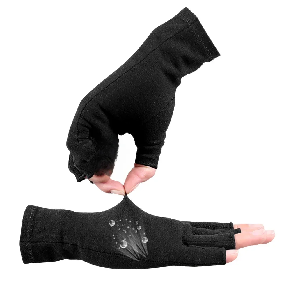 Kompressionshandschuhe für Arthritis, Baumwolle, Gelenkschmerzen-Linderung, Handgelenkstütze, Handbandage für Frauen und Männer, Therapie-Handgelenkband, Kompressionshandschuhe Image