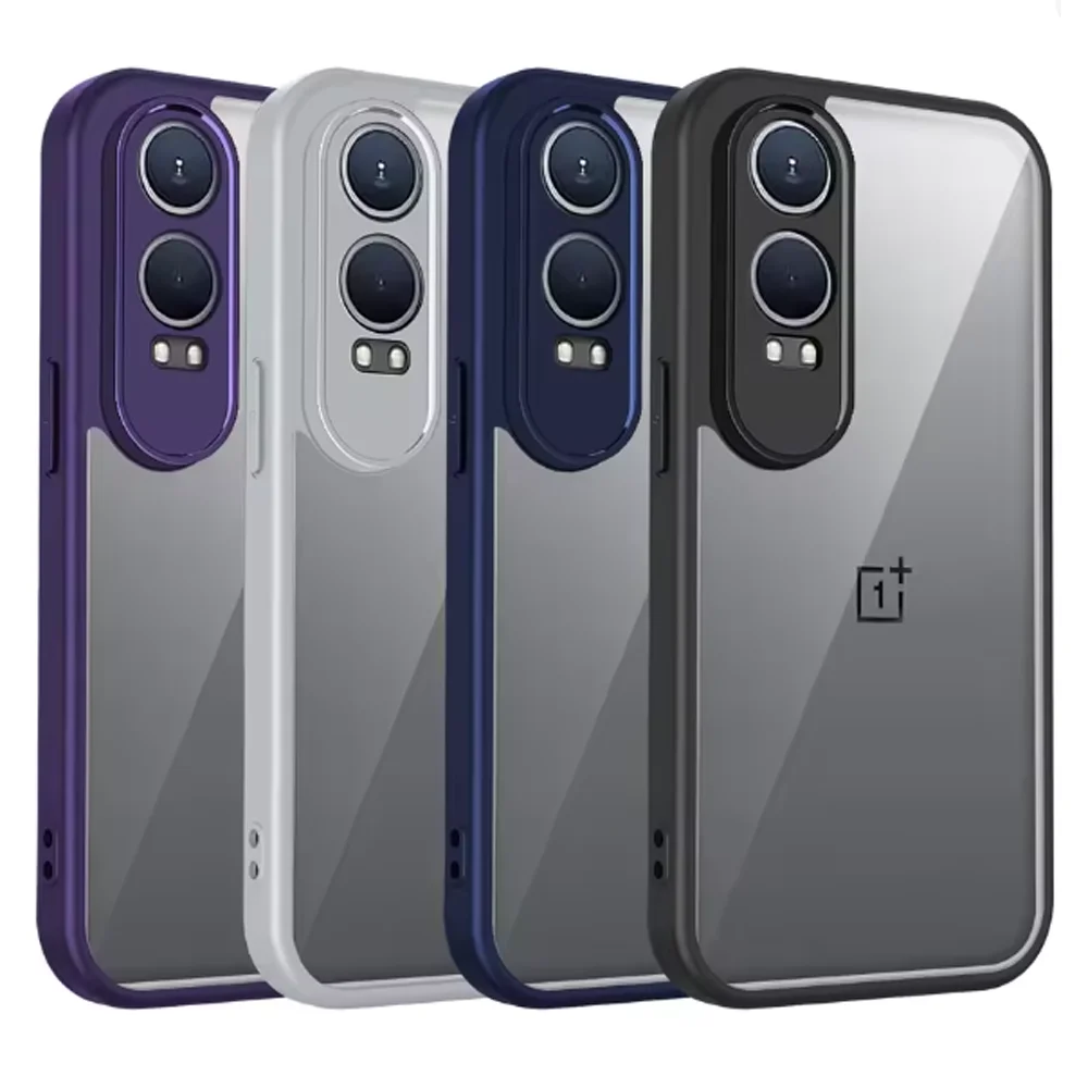 Für Oneplus Nord CE 4 Lite Hülle 1+Nord ce4 lite Handyhülle CPH2621 Cover Air Cushion Silikon Bumper Klare Matte Rückseite Hartschale Image