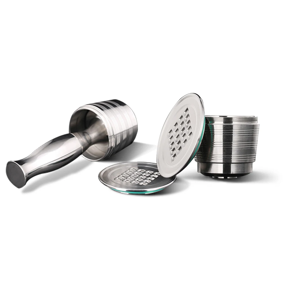 Vendita calda 1 Pod Wareset riutilizzabile materiale in 304 inossidabile di alta qualità dolce gusto capsule ricaricabili per macchina da caffè NESPResso
