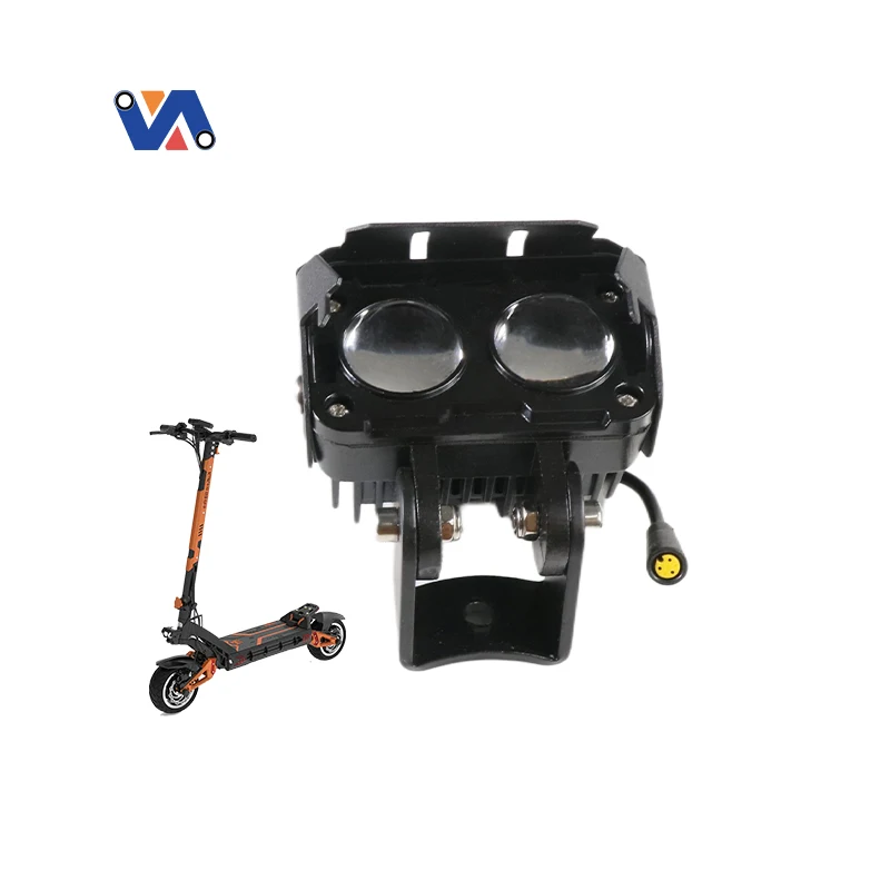 Faro Anteriore per Monopattino Elettrico Kugoo Kukirin G3 PRO Lampada da Manubrio Kugookirin G3 Pro Luce LED Anteriore Accessori di Ricambio